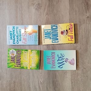 Janet Evanovich books, 4 paperbacks